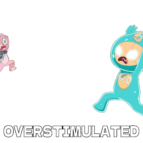 Too Much Running Sticker by Masters of Mayhem