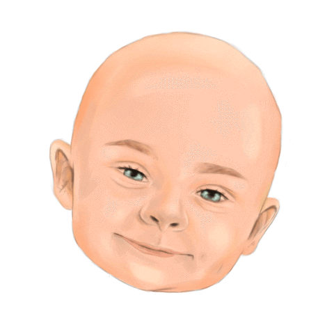 My Boo Smile Sticker