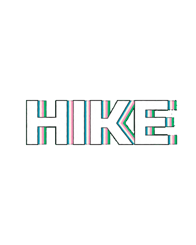 Walking Hiking Sticker