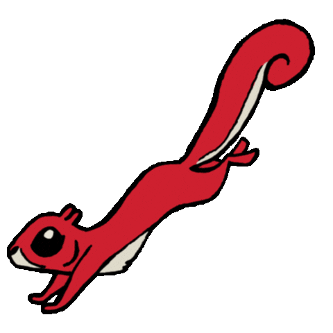 Squirrel Sticker by Bradley University