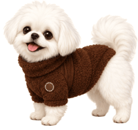 White Dog Sticker by MISTER WOOF