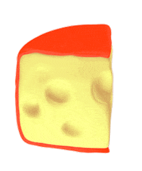 Cheese Sticker by Mousee