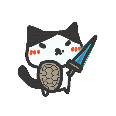 Cat Sticker by yomoyeah