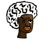 Cartoon Blinking Sticker