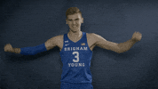 Byu Basketball Gocougs GIF by BYU Cougars
