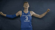 Byu Basketball Gocougs GIF by BYU Cougars