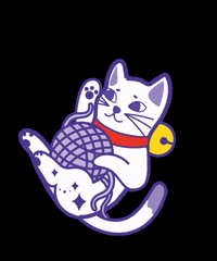 paulabarbaro65d7 cat design star night GIF