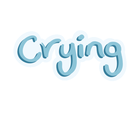 Crying Sticker