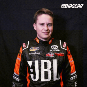 christopher bell nascar driver reactions GIF by NASCAR