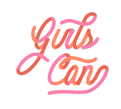 Girls Can Sticker