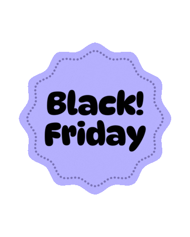 Black Friday Day After Thanksgiving Sticker by Bel Diniz