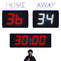 34 Away Sticker