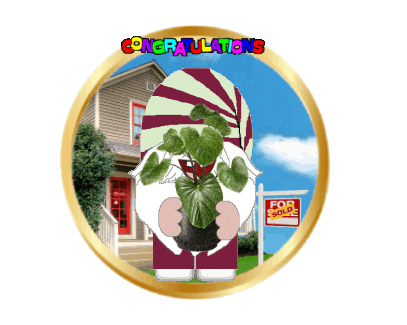 Congratulations Gnome Sticker