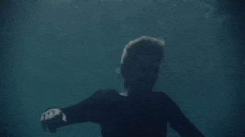 Floating Save Me GIF by Shark Week