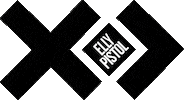 Black And White X Sticker by Elly Pistol
