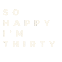 30 Years Birthday Sticker