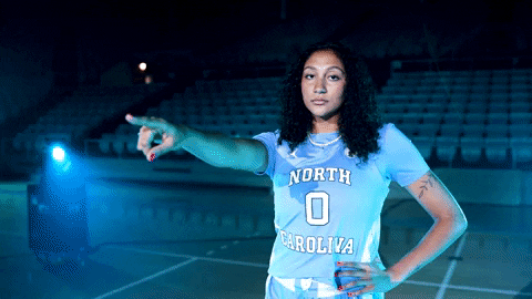North Carolina Point GIF by UNC Tar Heels
