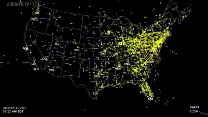 air traffic infographic GIF