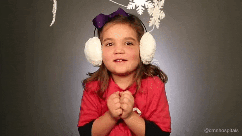 it's snowing dance marathon GIF by Children's Miracle Network Hospitals