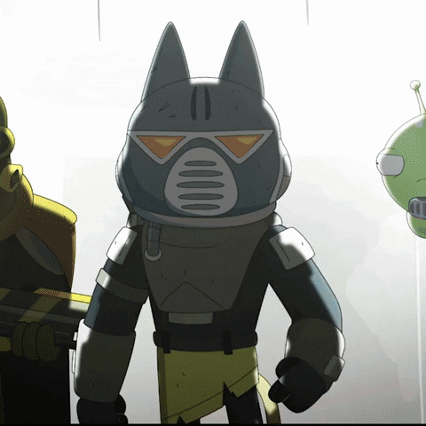 adultswim giphygifmaker space star wars scared GIF