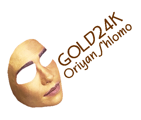 oriyanshlomo giphyupload beauty gold mask Sticker