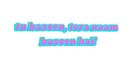 Haseen Sticker