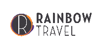 rainbowtravel rainbow travel gay pride Sticker