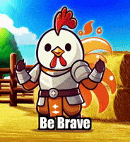 Courage Be Brave GIF by Zorooster