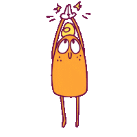 Happy Cartoon Sticker