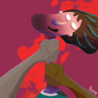 Jih3yellow angry rage anger hate GIF