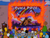 happy bart simpson GIF