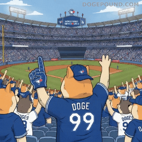 Excited Toronto Blue Jays GIF by Doge Pound