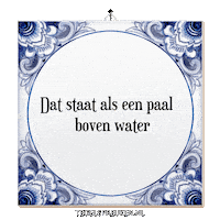 Wijsheid Spreuk Sticker by Tegelspreuken.nl