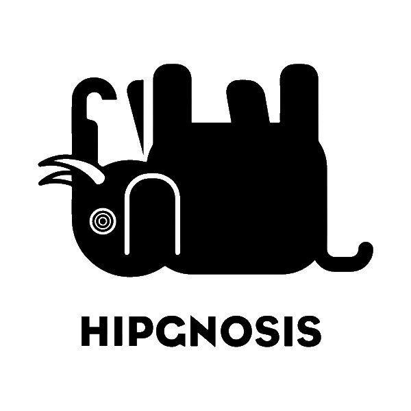 hipgnosissongs music logo black spinning Sticker