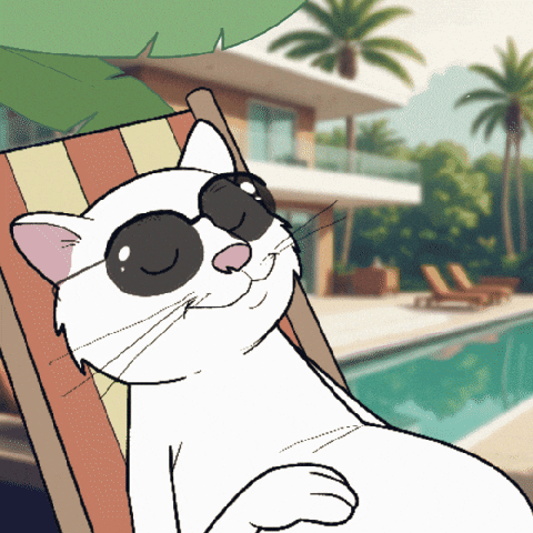 Scared Cat GIF