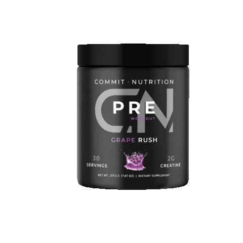 Grape Pre Sticker by Commit Nutrition