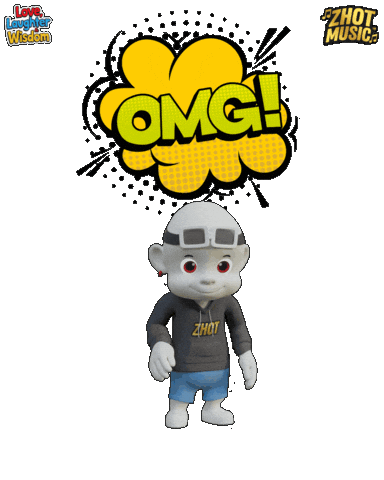 Omg Dude Sticker by Zhot