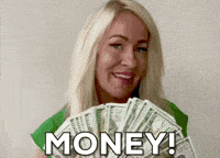 Money Fanning GIF by Vikki Downey