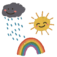 Rainbow Water Sticker