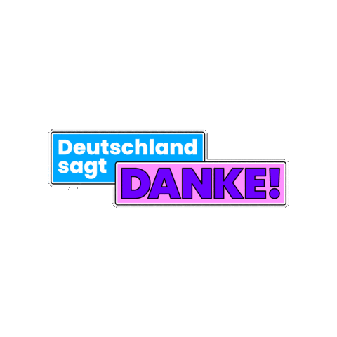 Danke Sticker by SFBerlin