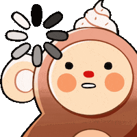Monkey What Sticker