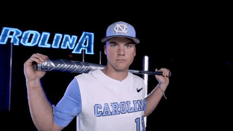 North Carolina Baseball GIF by UNC Tar Heels