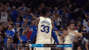 I Cant Hear You Nba Playoffs GIF by NBA