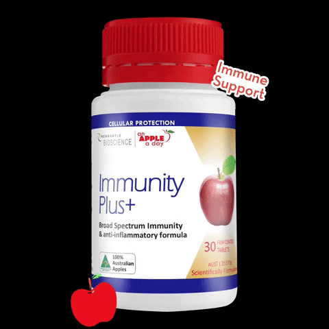 Renovatiobio giphyattribution apple vitamin immunity GIF