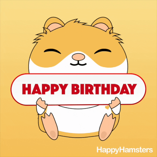 Birthday-hamster GIFs - Get the best GIF on GIPHY