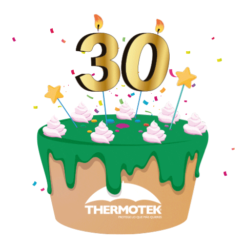 Celebrating Sticker by Grupo Thermotek
