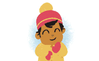 Snow Day Sticker by Simon Kids