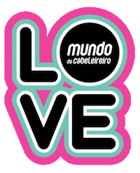 Mdc Love Sticker by Mundo do Cabeleireiro
