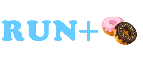 Run Donut Sticker by runplus