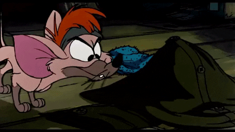 giphygifmaker disney alien tito oliver and company GIF